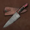 Custom HandForged Damascus Steel Kitchen Knife Wood Handle Cooking Knife 2