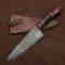 Premium Handmade Damascus Steel Kitchen Knife  12 Chef Knife With Leather Sheath 2