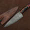 Premium Handmade Damascus Steel Kitchen Knife  12 Chef Knife With Leather Sheath 0