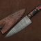 Premium Handmade Damascus Steel Kitchen Knife 12 Chef Knife With Leather Sheath 0