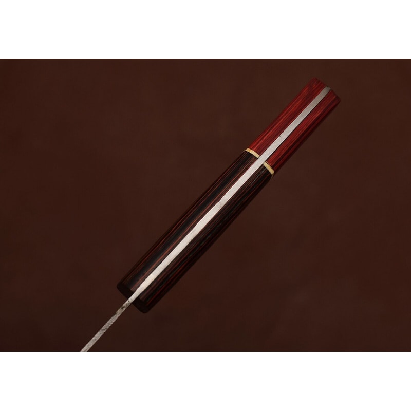 Damascus Steel Cooking Knife Handmade 7 Inch Chef Knife With Wooden Grip 3