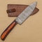 Custom Forged Damascus Steel Chef Knife Wooden Handle Knife For Home Camping 1