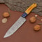 Unique Handmade Damascus Chef Knife Professional Kitchen Hunting Knife 2