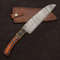 Authentic Damascus Steel Chef Knife  7 HandForged Kitchen Knife With Sheath 1