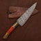 Custom Handmade Damascus Kitchen Knife Outdoor Cooking Chef Tool 1