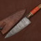 Custom Handmade Damascus Kitchen Knife Outdoor Cooking Chef Tool 0