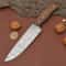 Master Chef Damascus Steel Knife Handmade 7 Inch Kitchen Blade With Sheath 0