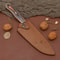 Custom Handmade Damascus Steel Fillet Knife 7 Chef Knife With Pakka Wood Handle Leather Sheath 3