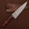 Handmade Damascus Steel Fillet Knife Wooden Handle Chef Knife For Cooking Hunting 1