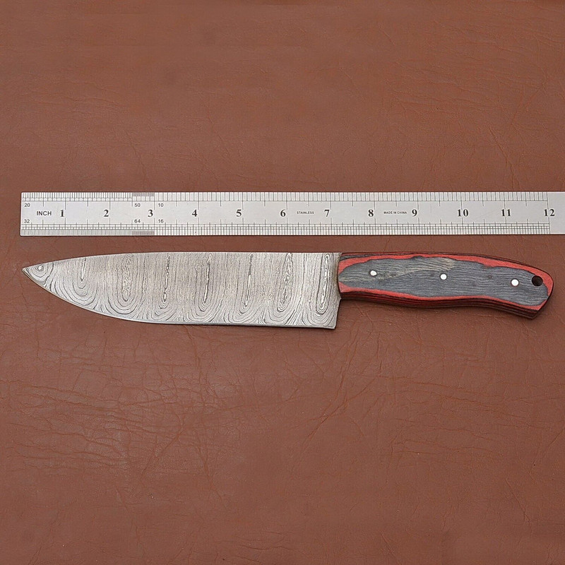 Handcrafted Damascus Chef Fillet Knife  Premium Kitchen Knife Gift For Men  Women 1
