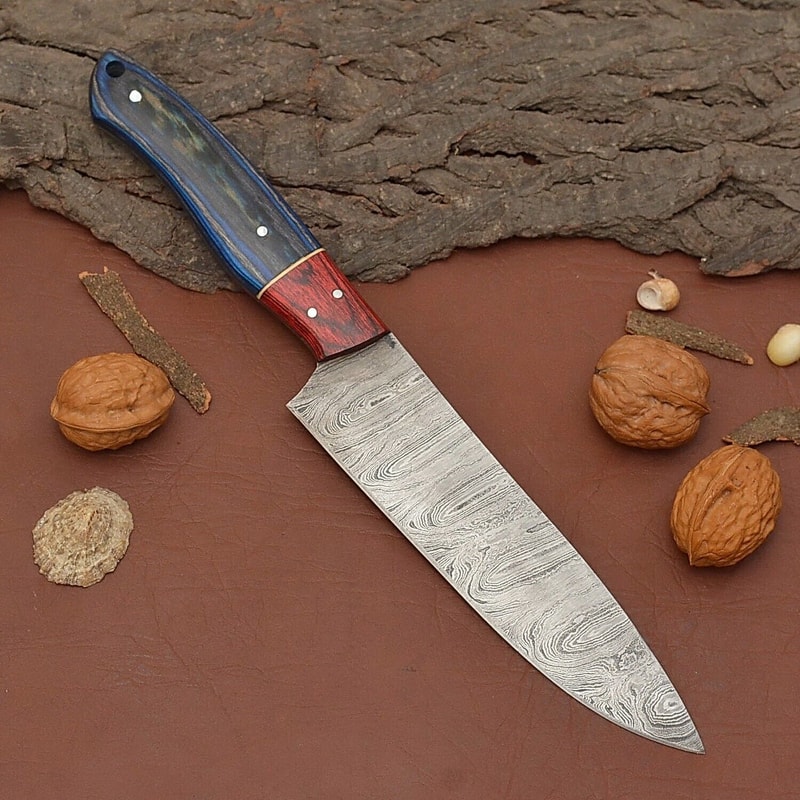 Custom HandForged Damascus Steel Fillet Knife 7 Inch Blade For Precision Cutting 1