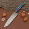 Handmade Damascus Steel Chef Fillet Knife Wood Handle Sheath Included 2