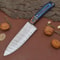 Artisan Damascus Steel Chef Fillet Knife Handmade Cooking Camping Knife 0