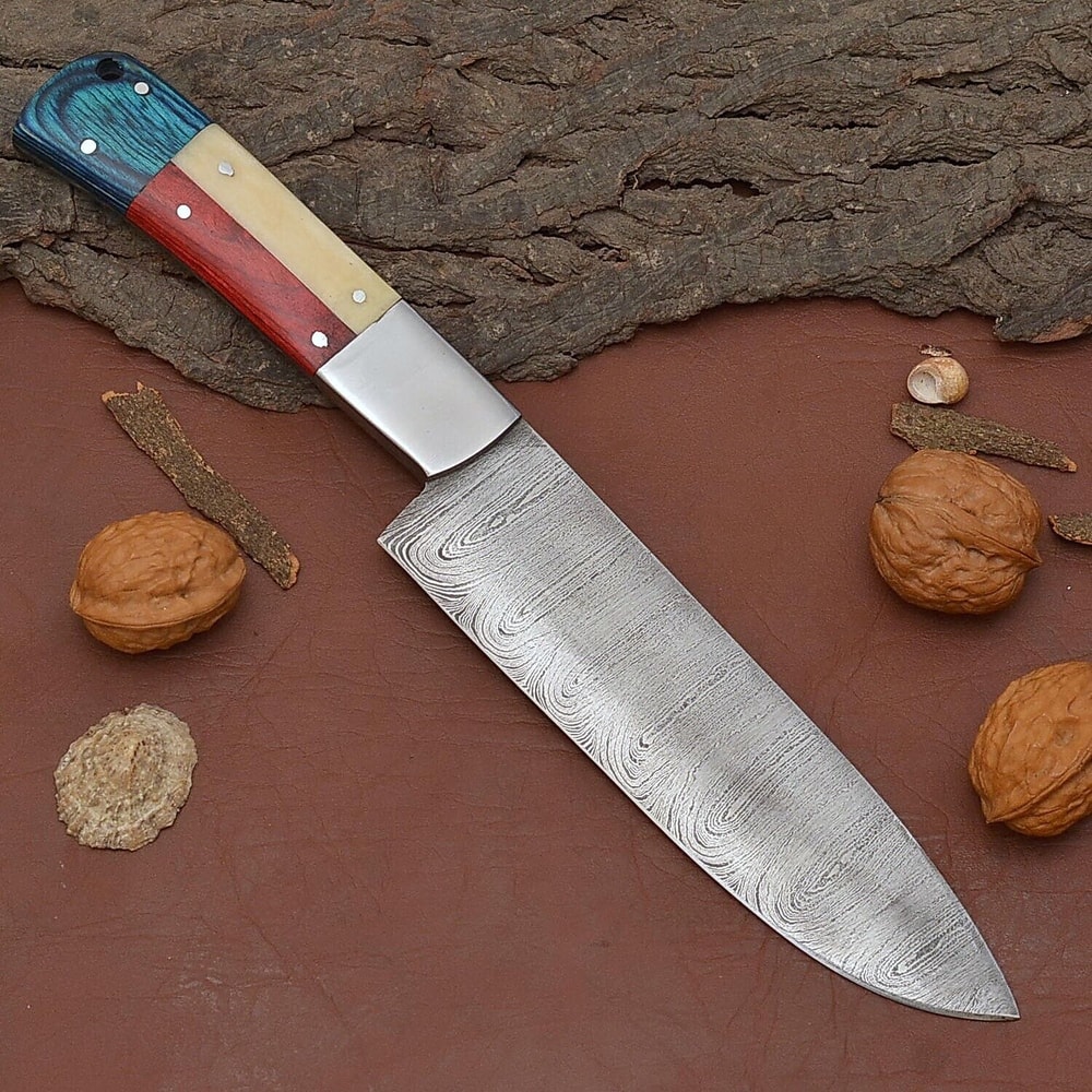 Custom Handmade Damascus Steel Fillet Knife Professional Kitchen Knife Gift 1