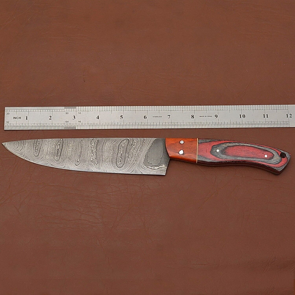 Damascus Steel Chef Knife  7 Inch Fillet Knife For Kitchen  Outdoor Tasks 1