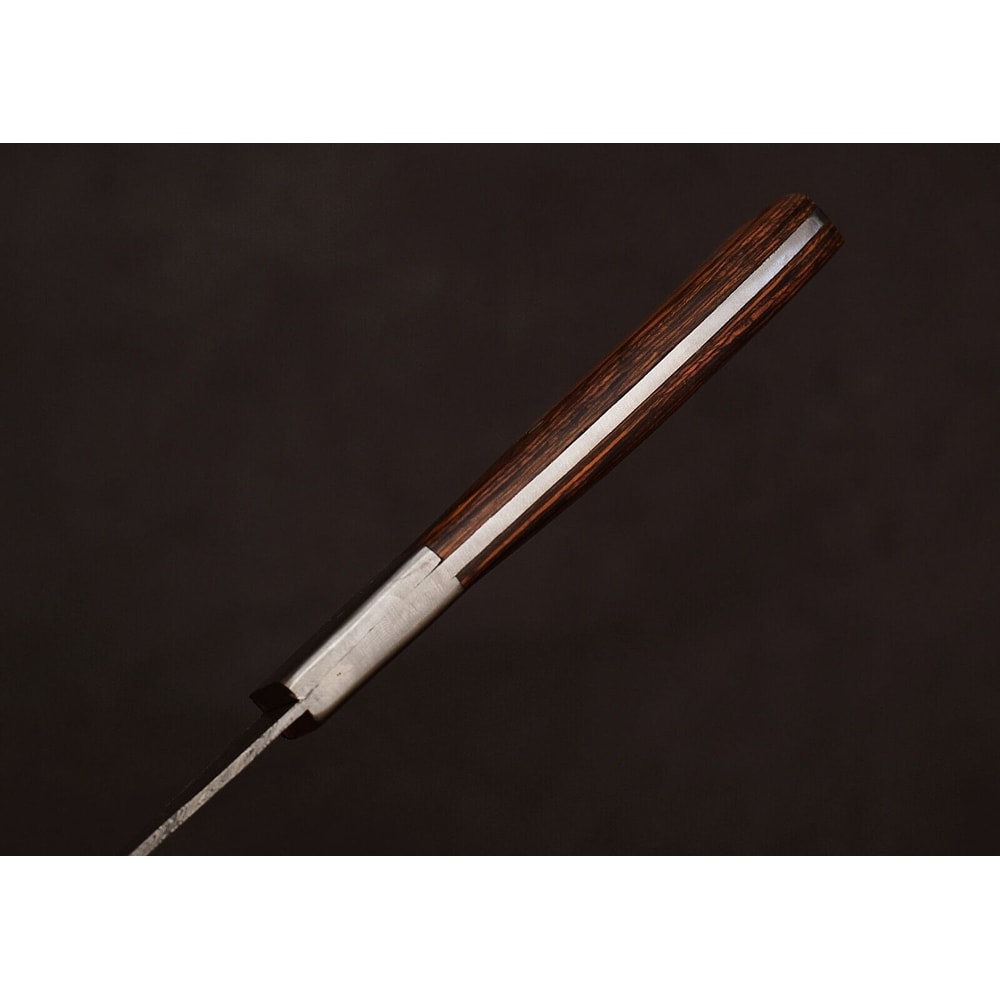 Handcrafted Damascus Steel Chef Knife 7 Inch Fillet Blade With Leather Sheath 3