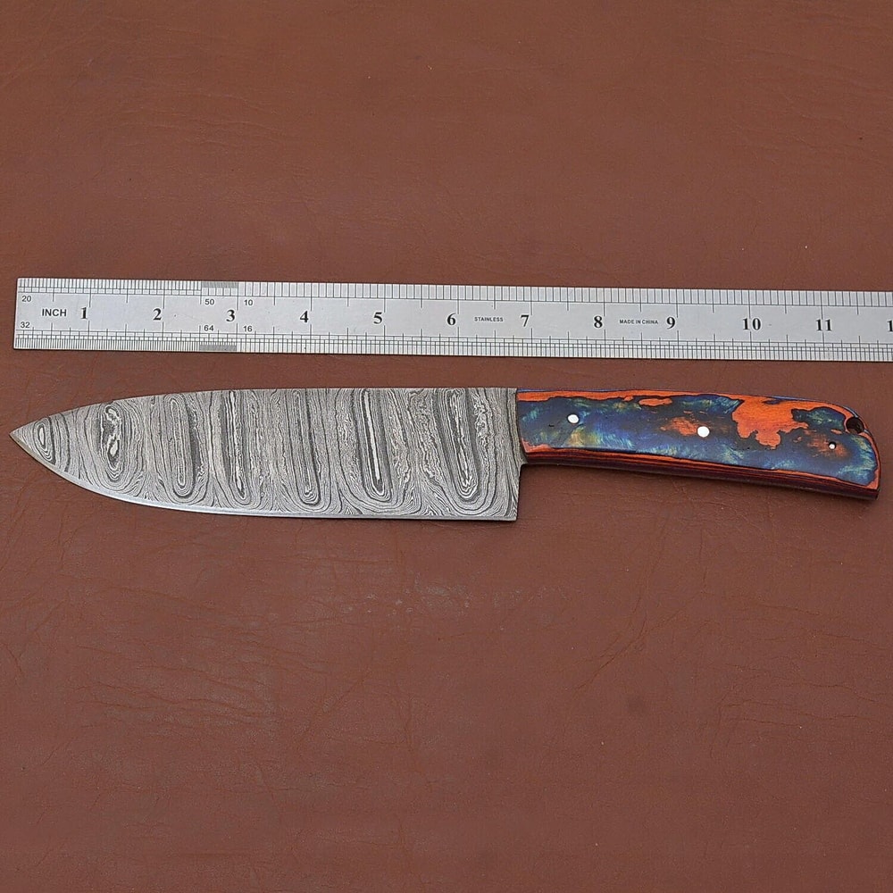 Artisan Handmade Damascus Steel Fillet Knife Perfect For Cooking Camping Hunting 1