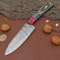 Damascus Steel Fillet Knife HandForged 7 Chef Knife For Professional Use 0