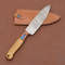 Premium Handmade Damascus Chef Knife 7 Blade With Pakka Wood Handle Ideal For Outdoor Kitchen Use 2