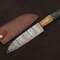 Professional Custom Damascus Steel Chef Knife Razor Sharp Fillet Blade With Wood Handle 0