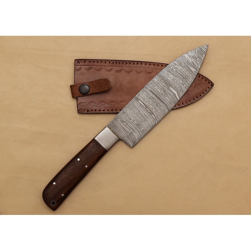 12 Inch Handmade Damascus Chef Knife Razor Sharp Fillet Blade With Pakka Wood Handle 1