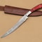 Beautiful Handmade Damascus Steel Chef Knife Wooden Handle 12 Inch Overall Length 0