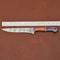 Custom Damascus Steel Knife HandForged Chef Fillet Blade With Wooden Handle 2