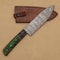 Handmade Damascus Master Chef Fillet Knife Stunning Pattern Blade Wooden Grip 1