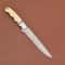 Custom Handmade Damascus Steel Chef Fillet Knife With Camel Bone Handle And Leather Sheath 1