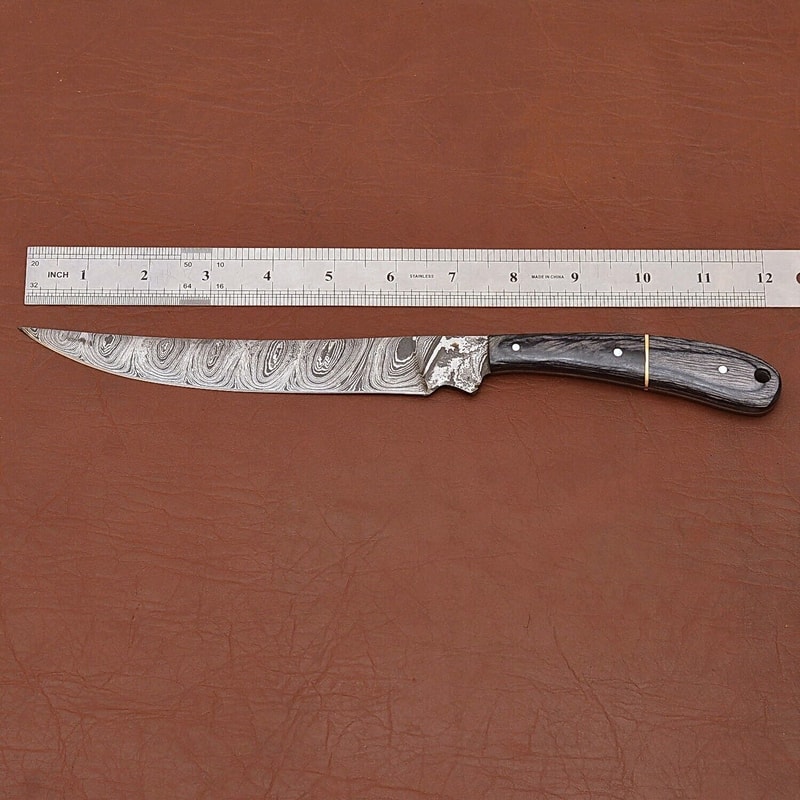 Premium Handmade Damascus Chef Knife 7 Fillet Blade For Kitchen Outdoor Use 2