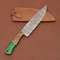 Professional Handmade Damascus Steel Chef Knife Sharp Fillet Blade With Sheath 2