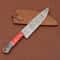 Artisan Damascus Steel Fillet Knife Handcrafted Chef Knife With Wooden Handle 2