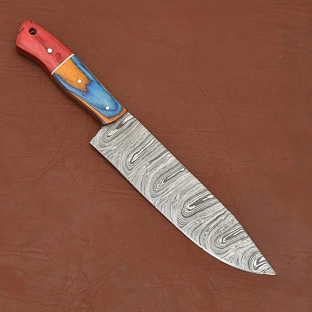 Razor Sharp Damascus Steel Chef Knife 7 HandForged Fillet Blade 1