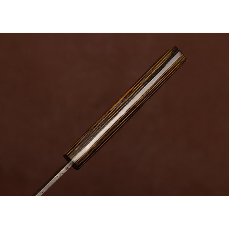 Master Crafted Damascus Fillet Knife Elegant Design With Wood Handle 3