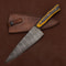 Master Crafted Damascus Fillet Knife Elegant Design With Wood Handle 2