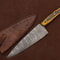 Master Crafted Damascus Fillet Knife Elegant Design With Wood Handle 0