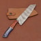 Limited Edition Handmade Damascus Chef Knife Leather Sheath Included 3