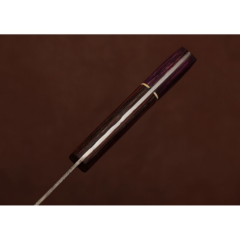 Custom Handmade Damascus Steel Knife Perfect For Kitchen Hunting Camping 3