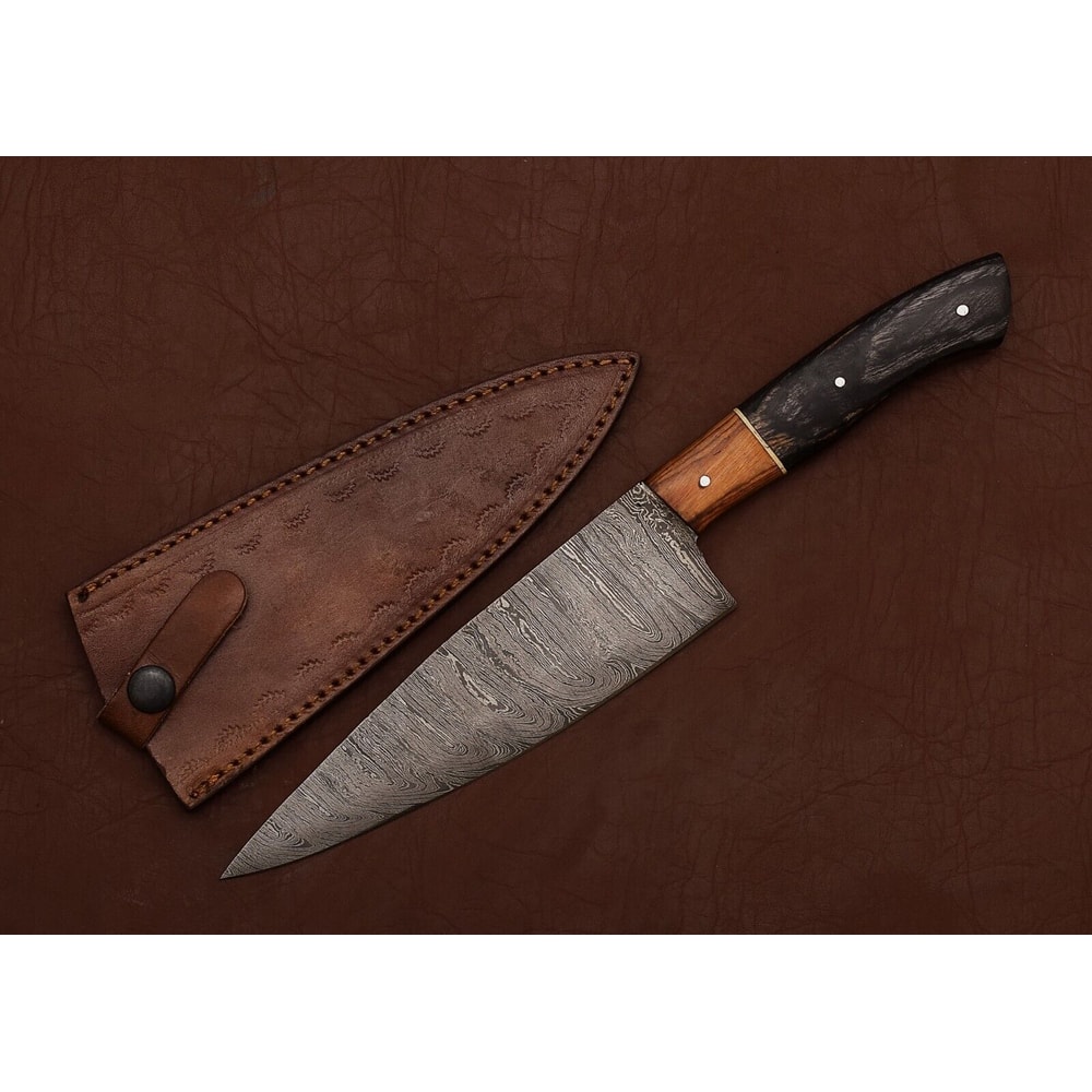 HandForged Damascus Steel Chef Knife Razor Sharp Fillet Blade For Precision Work 0