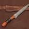 Damascus Steel Fillet Knife HandForged Chef Knife With Pakka Wood Handle 1