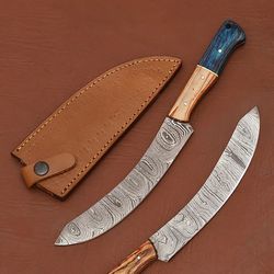 eternal edge handmade damascus fillet knife – 12" chef choice tool