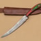 Damascus Perfection Custom Handmade Fillet Knife For Kitchen Outdoor Use 2