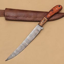damascus precision edge knife – handmade fillet tool for culinary masters