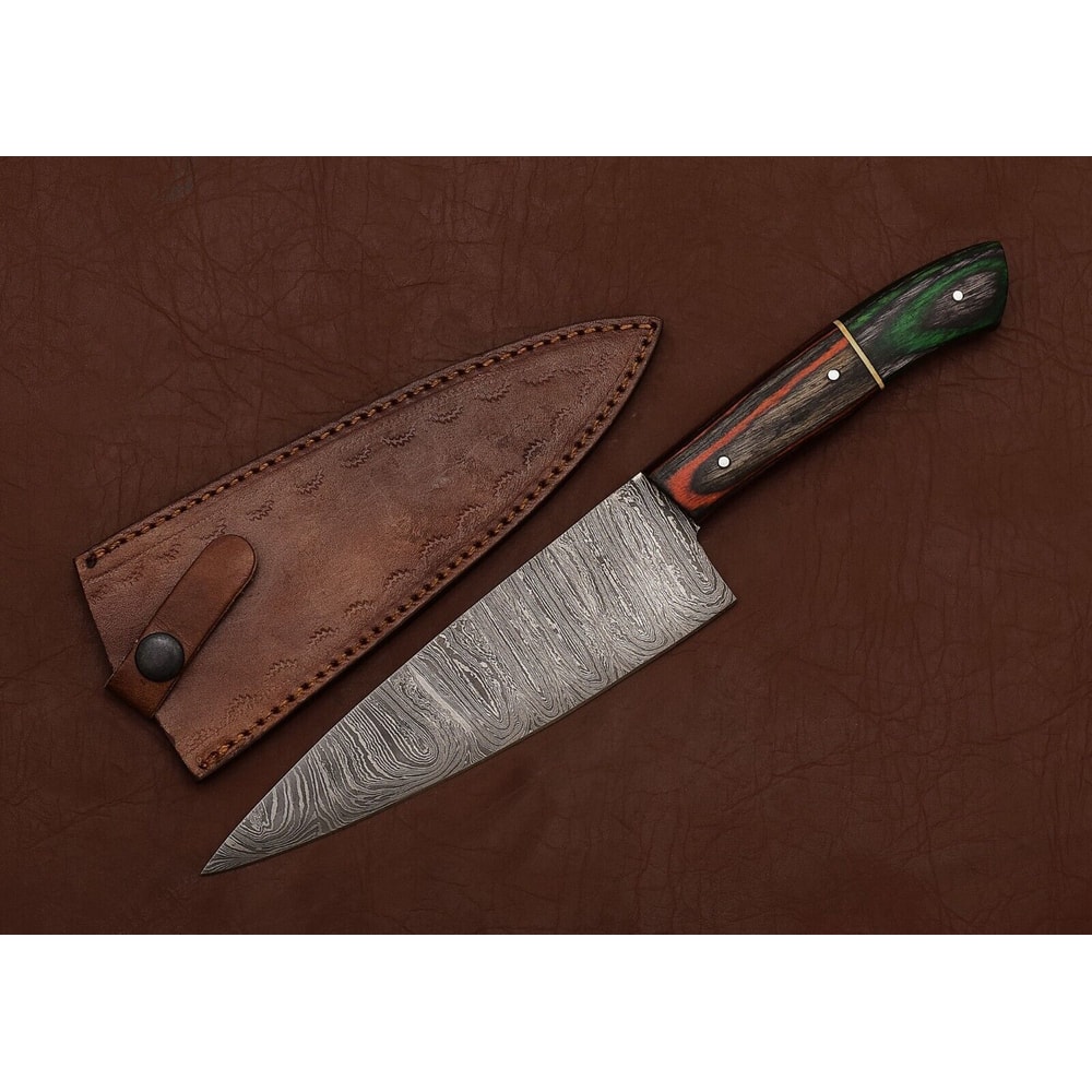 Damascus Steel Mastercraft Knife Perfect For Kitchen Hunting Survival 2