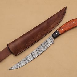 the artisan forge damascus knife – 12" fillet blade for precision and power