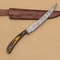 Damascus Legend Chef Knife Handmade Fillet Blade With Wood Handle 1