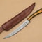 Damascus Legend Chef Knife Handmade Fillet Blade With Wood Handle 0