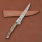 Damascus Legacy Chef Knife Razor Sharp Fillet Blade With Leather Case 3