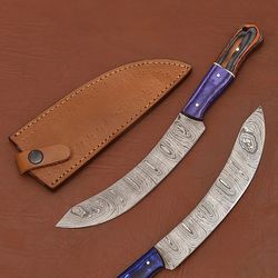 damascus spirit chef knife – handcrafted fillet knife for precision cutting