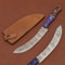 Damascus Spirit Chef Knife Handcrafted Fillet Knife For Precision Cutting 0